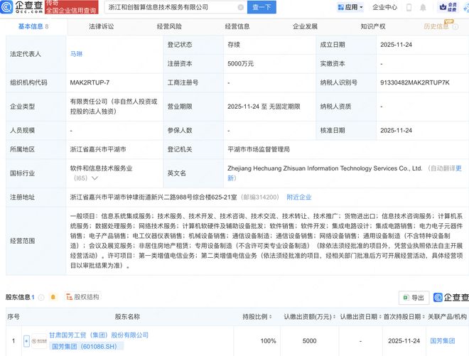 國芳集團布局新賽道 成立智算信息技術服務實體，拓展電力電子元器件銷售版圖